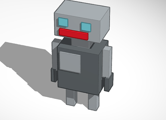 Zach - 8 - TinkerCAD - Robot